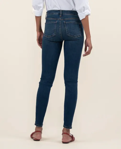Mia Mid Rise Slim Fit Skinny Jeans (Smart Wash) - KUT
