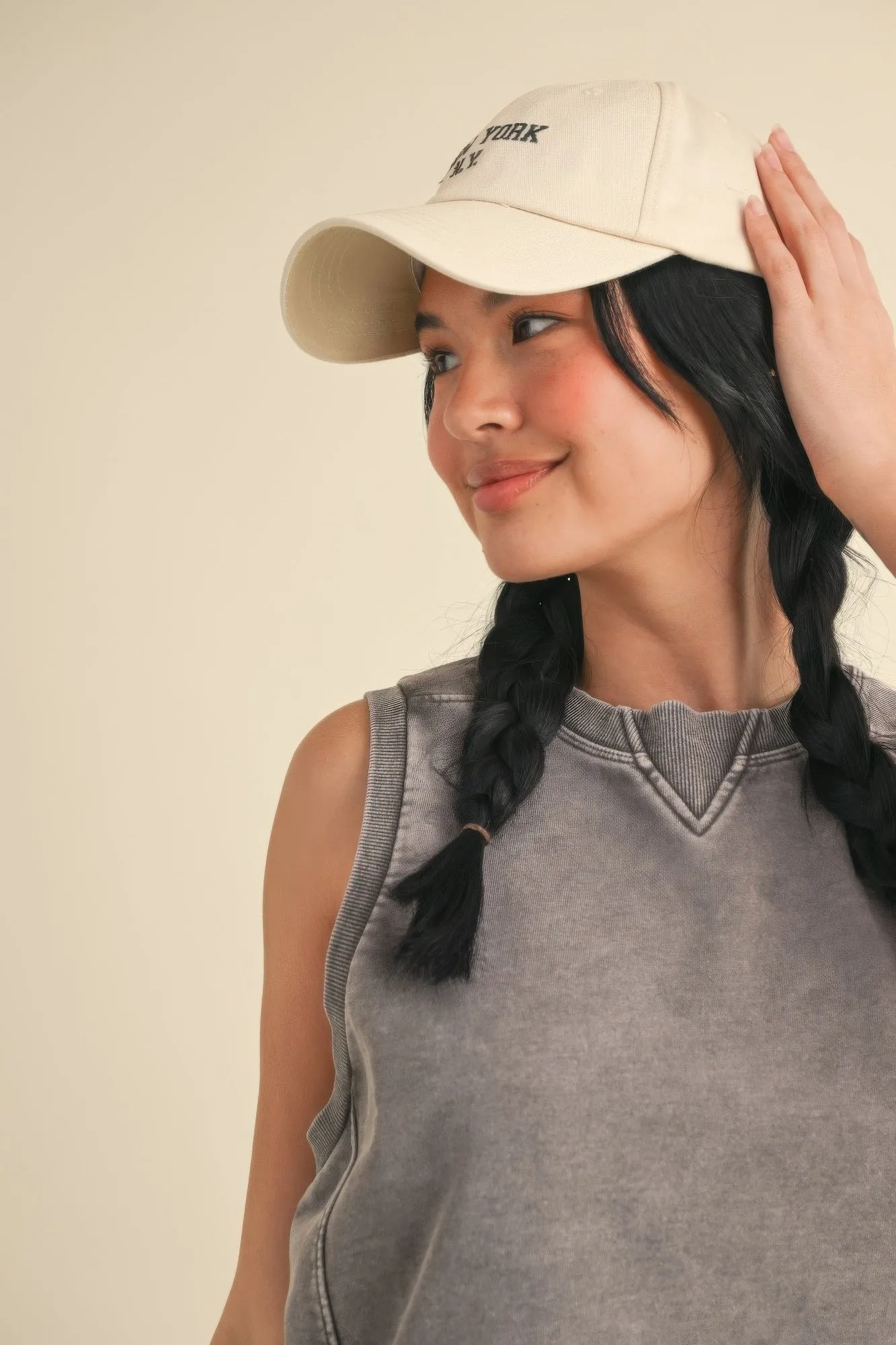 Mineral Wash Sleeveless Top