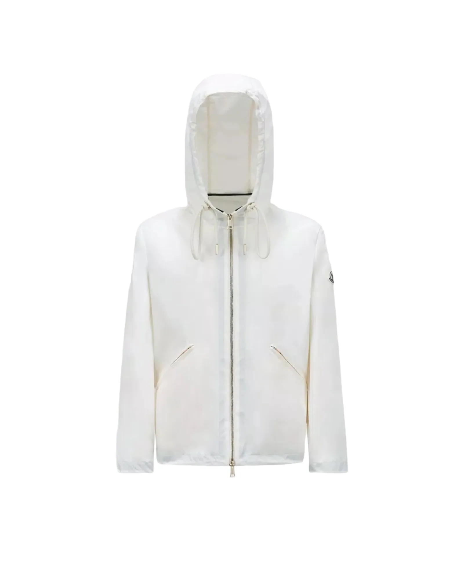 MONCLER CASSIOPEA HOODED JACKET ECRU