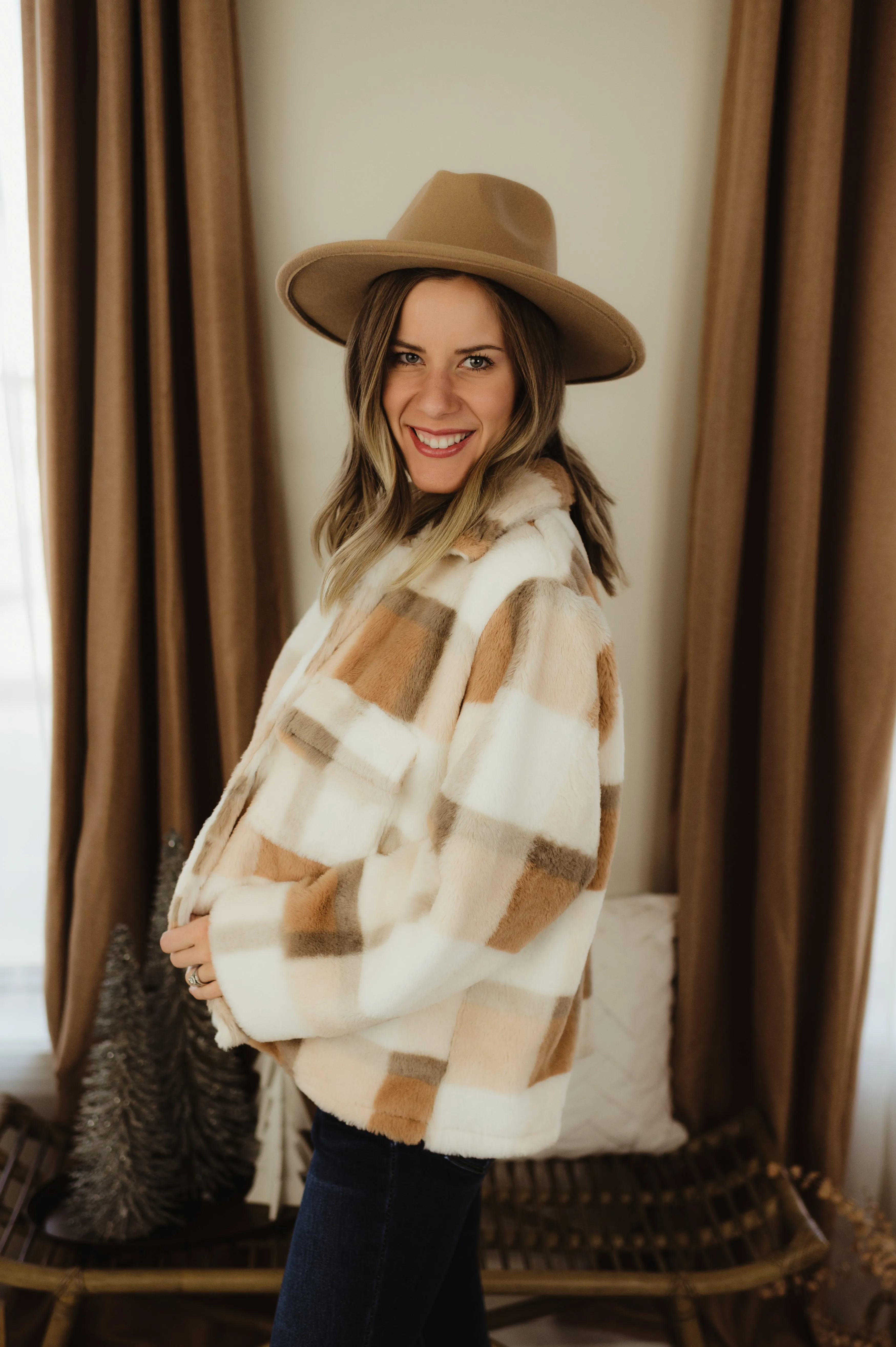 Multi Color Fur Jacket