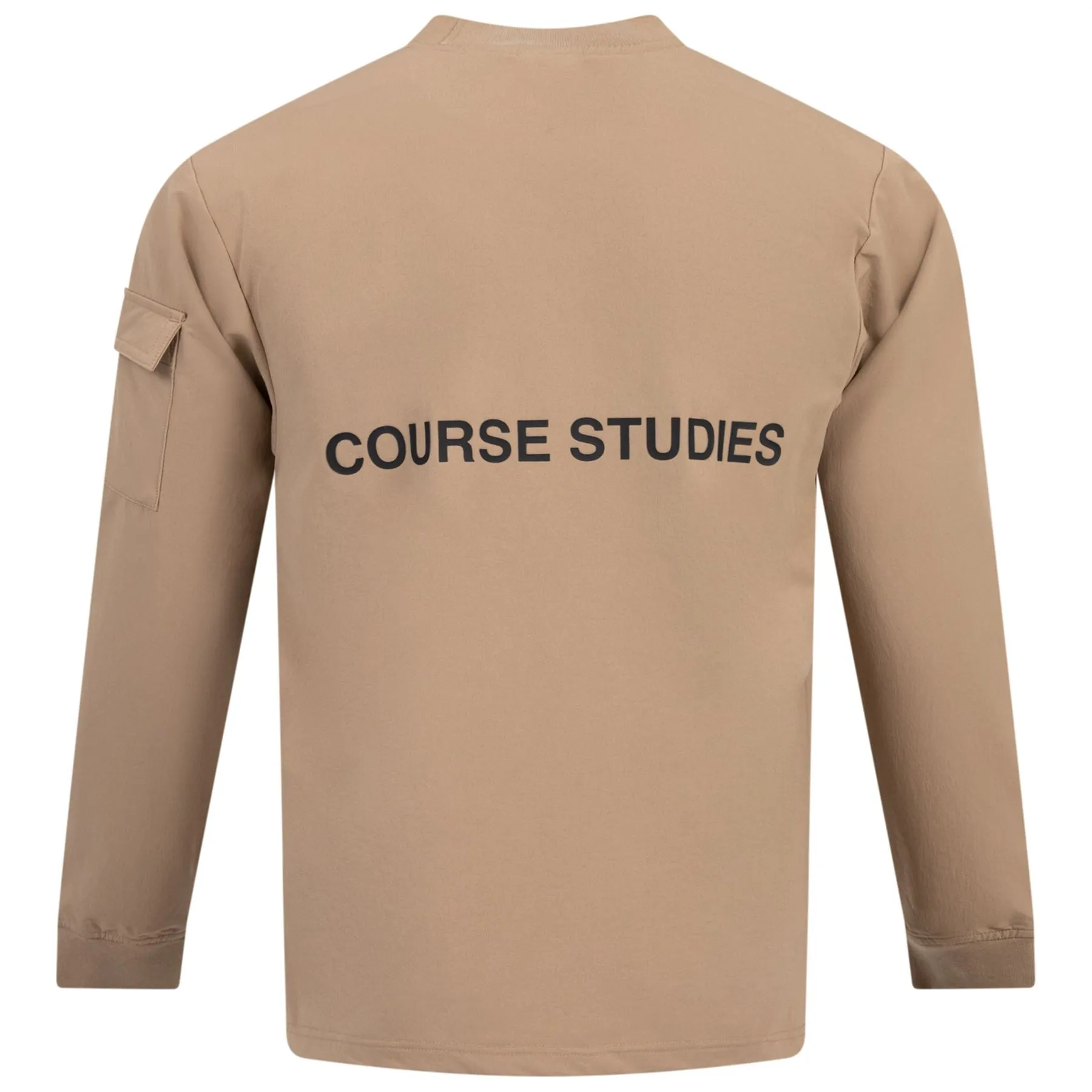 Niall Nylon Popover Jacket Tan - AW24