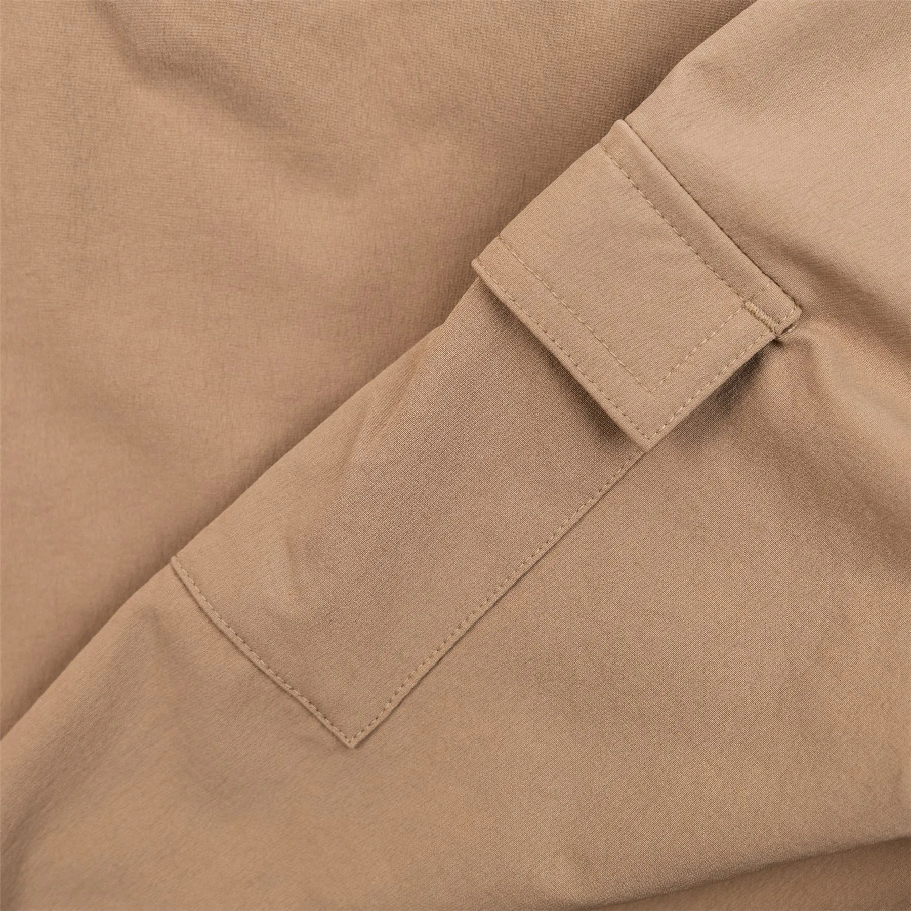 Niall Nylon Popover Jacket Tan - AW24