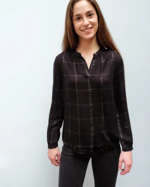 R Eloise top in coal tinsel