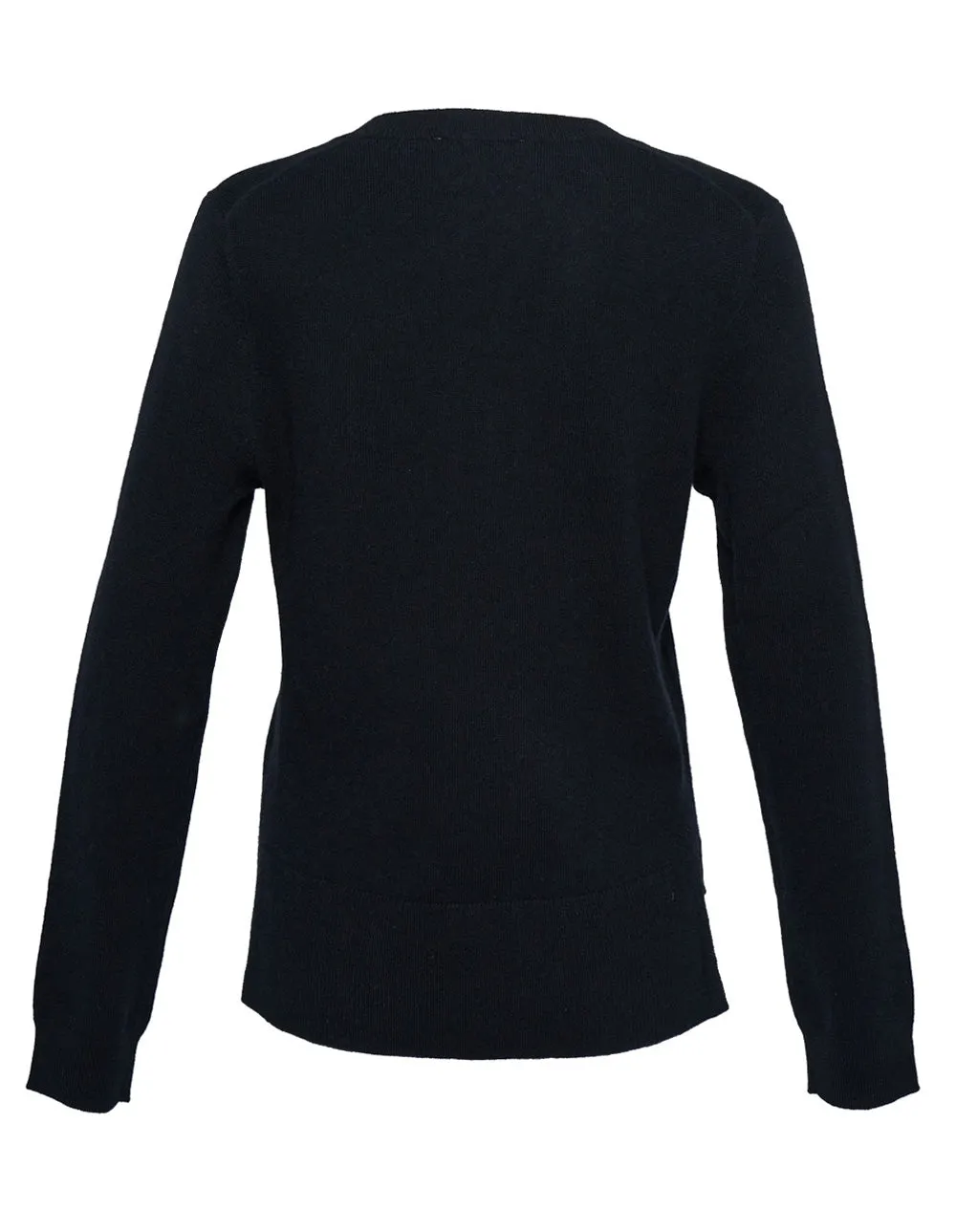 Recycled Cashmere Fitted V-Neck Sweater