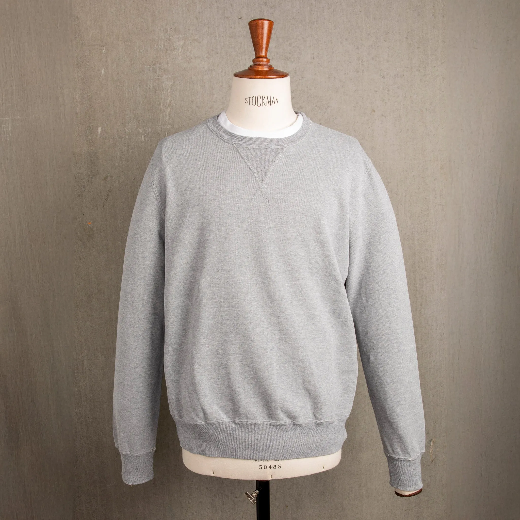 Remi Relief Special Finish Sweat Crew Neck Heather Grey