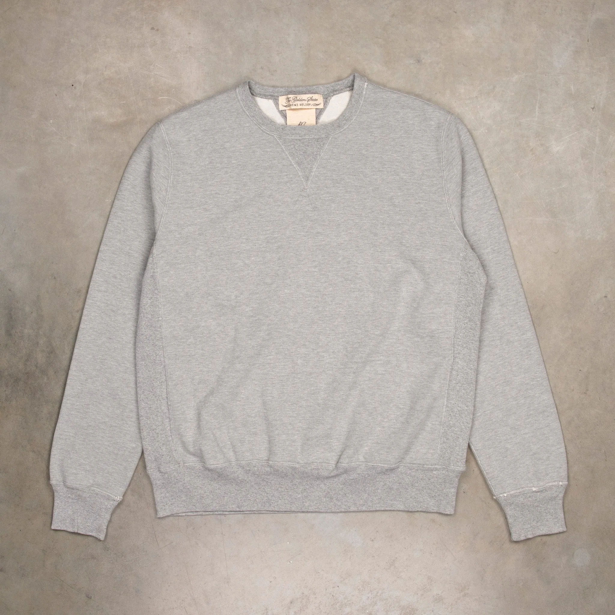 Remi Relief Special Finish Sweat Crew Neck Heather Grey