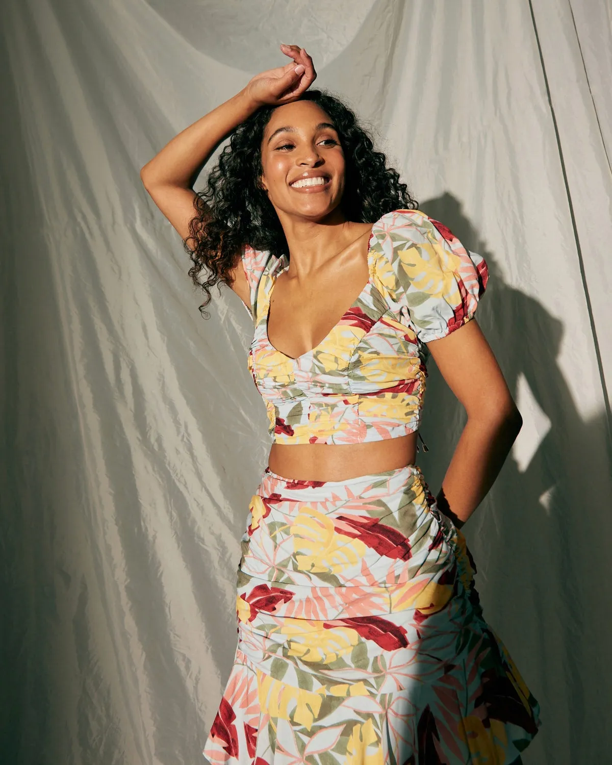 Rhea Floral Mini Skirt