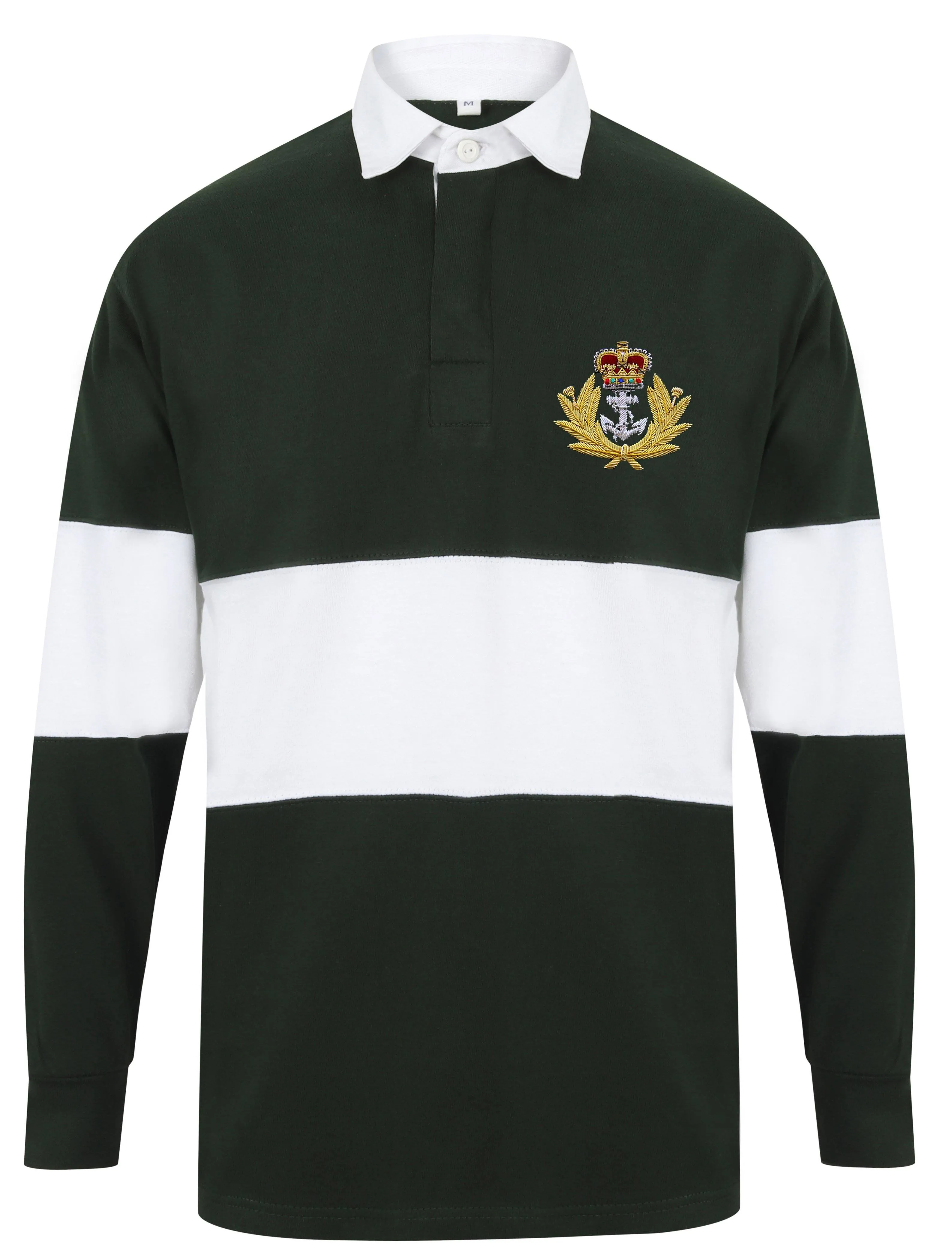 Royal Navy Panelled Rugby Shirt (Cap Badge)