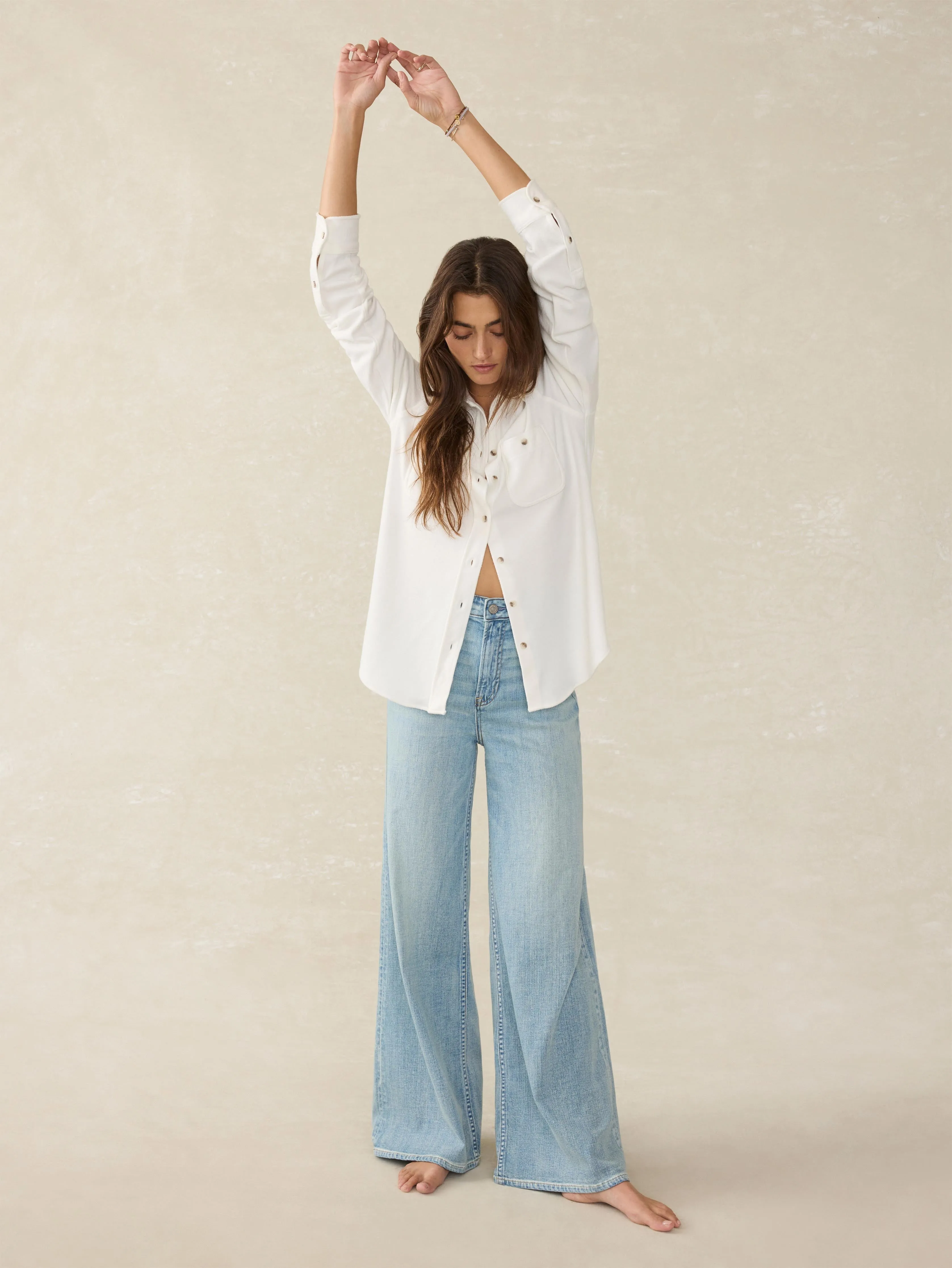 Saturday Denim Wide Leg - West Cove Wash