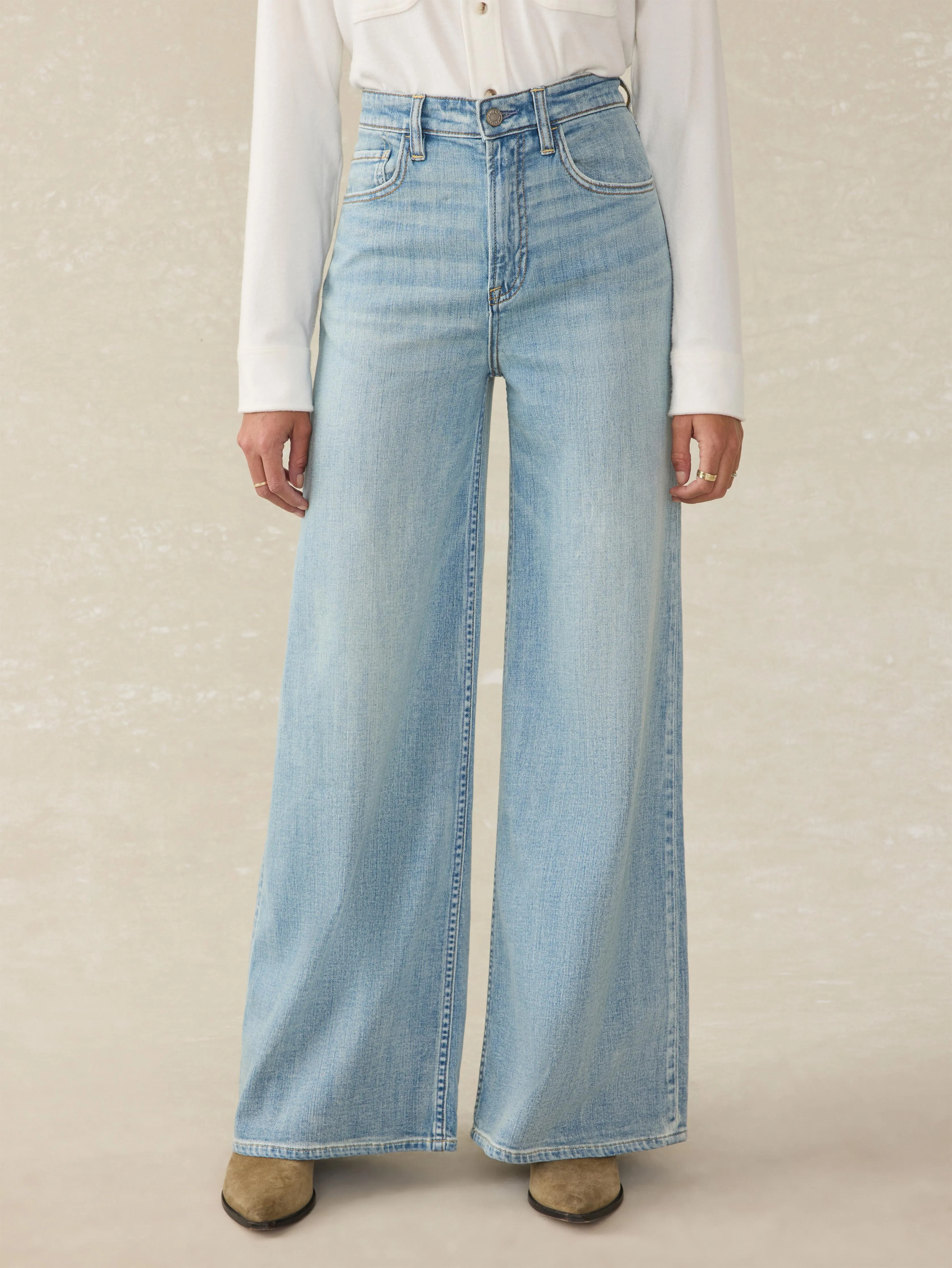 Saturday Denim Wide Leg - West Cove Wash