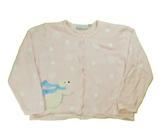 Skating Bear-Large Christmas Sweater