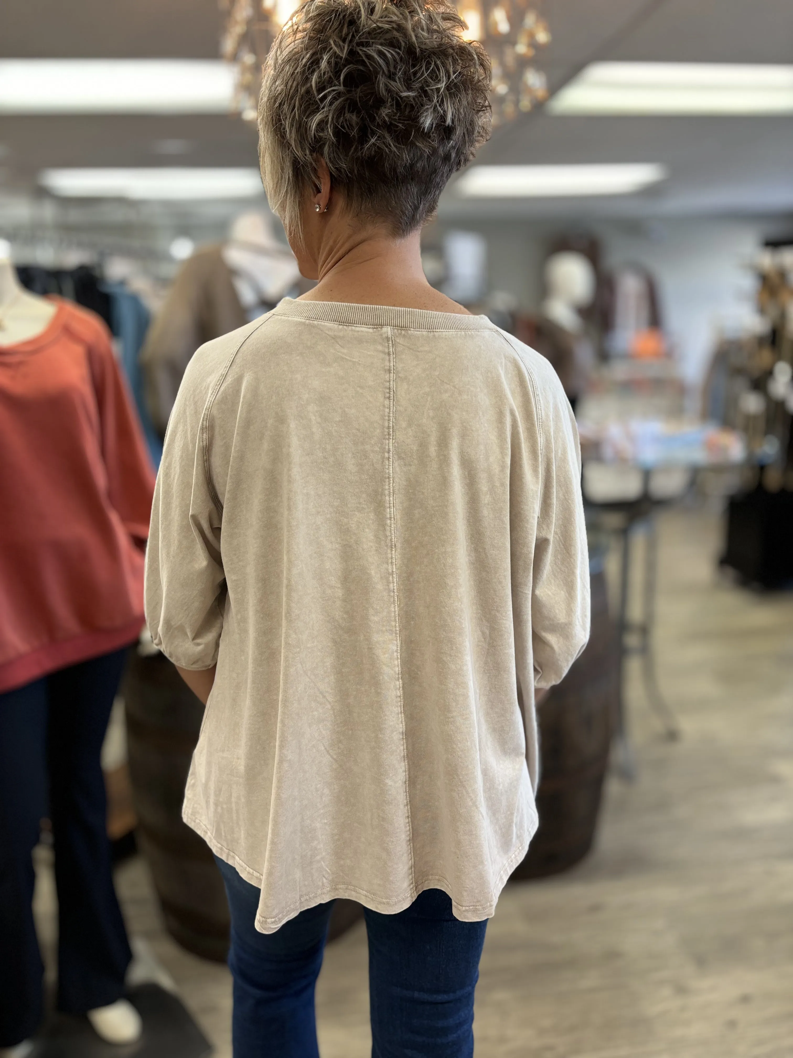 Soft Escape Mineral Wash Top