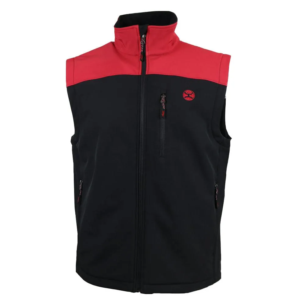Softshell Vest - Black/Red