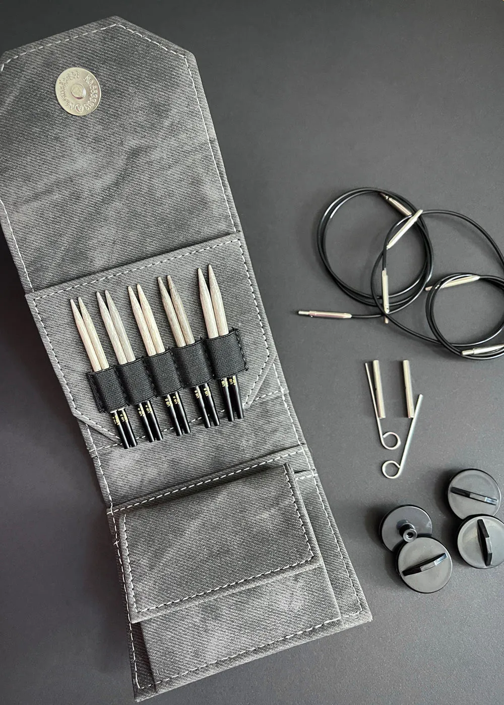 STARTER SET:  Lykke 3.5" Knitting Needle Set, DRIFTWOOD
