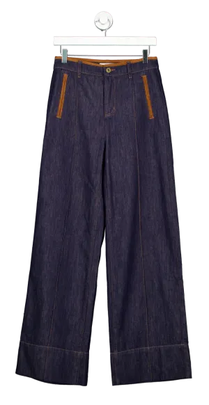 Tom Ford Blue Denim Trousers UK 32