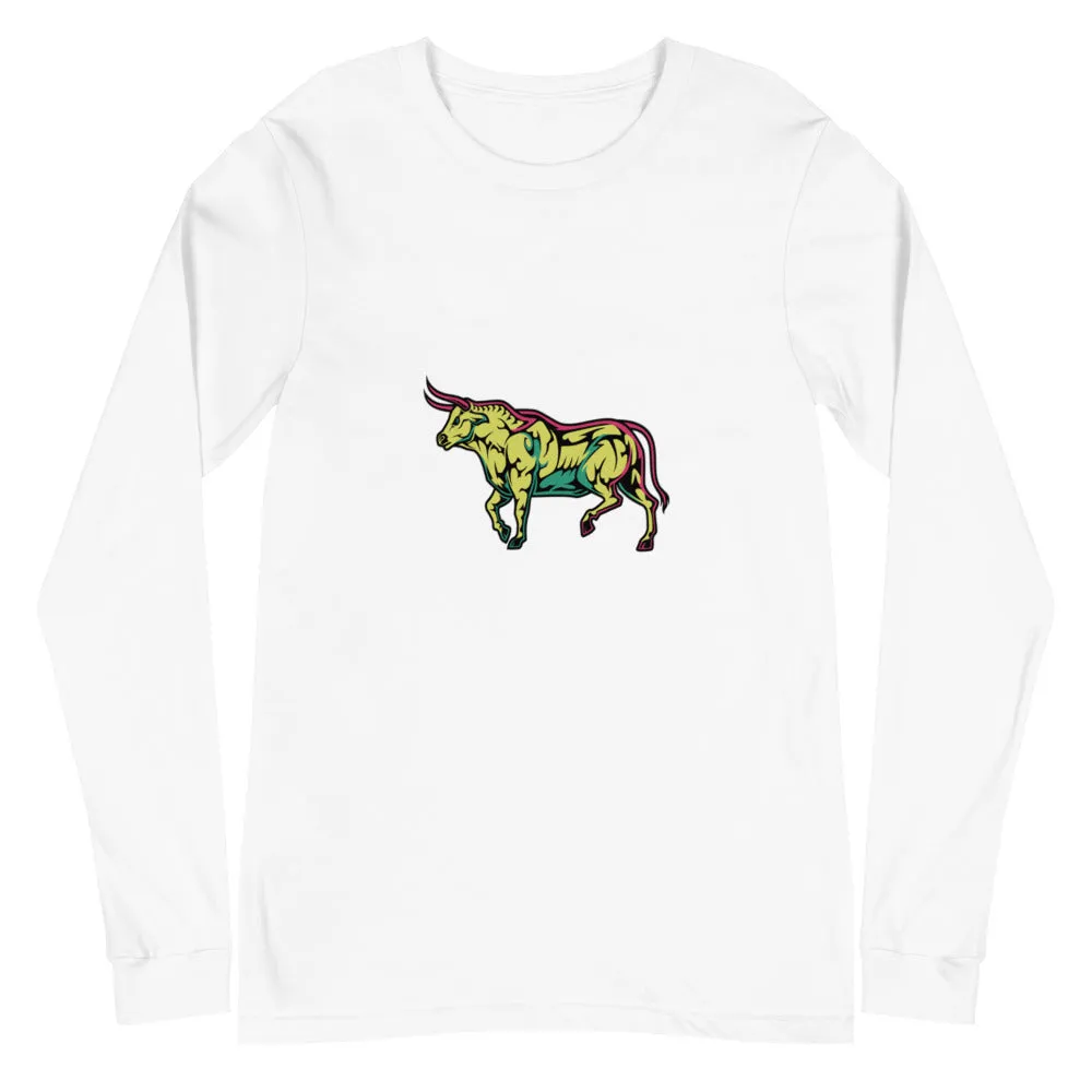 White Taurus Versatile Long Sleeve Tee