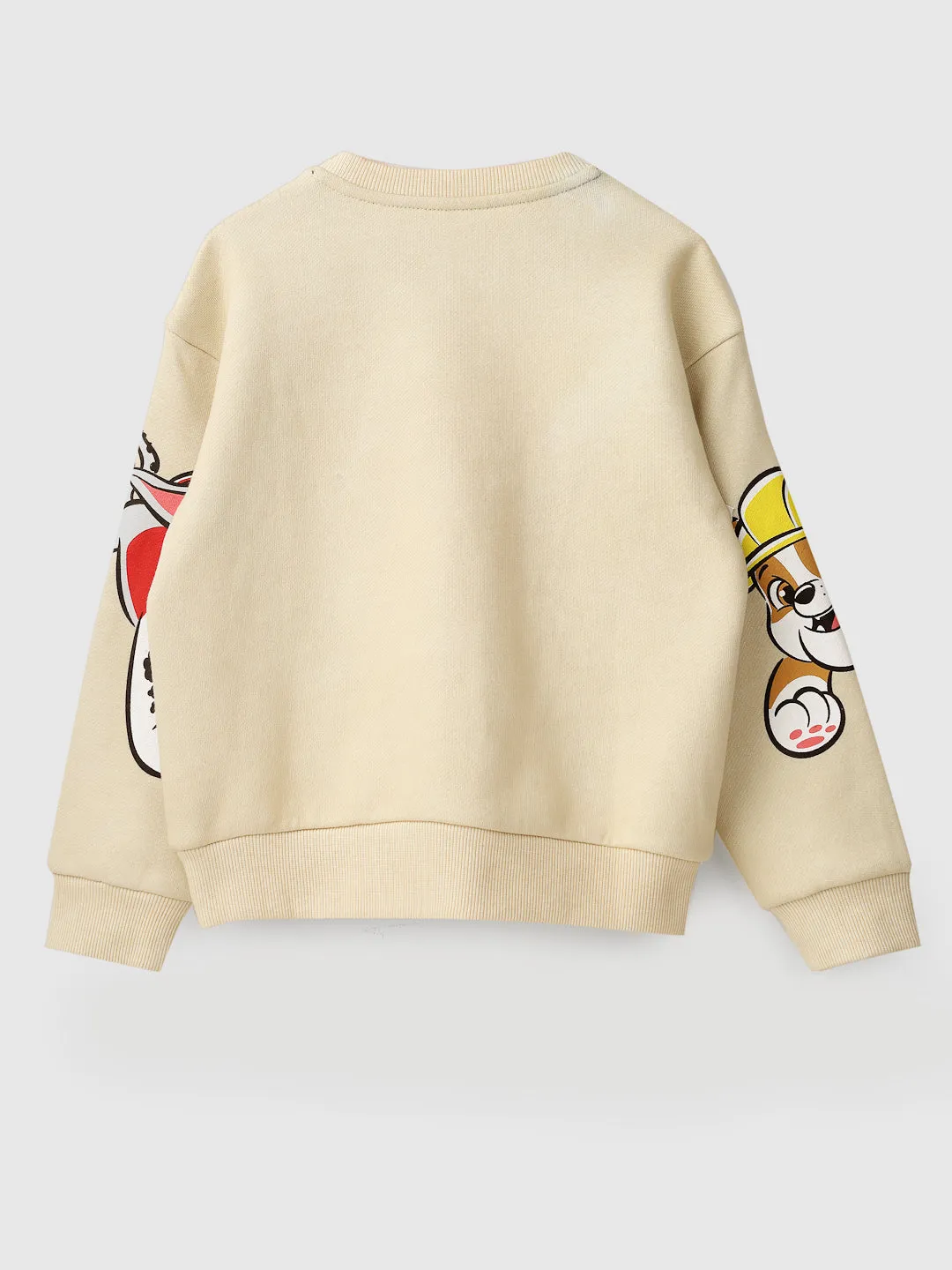 White Unisex Paw Patrol Sweatshirts With Bold Prints