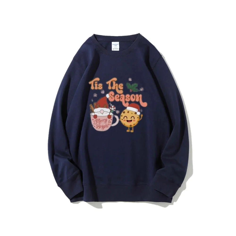 Women Tis The Season Women Christmas Graphic Sweatshirts