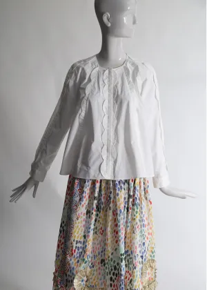WOMEN'S LAUREL SCALLOPED BLOUSE