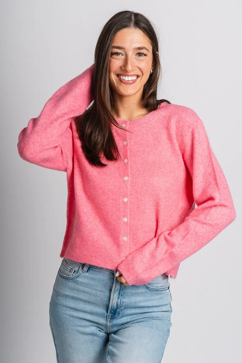Z Supply Medina cardigan disco pink