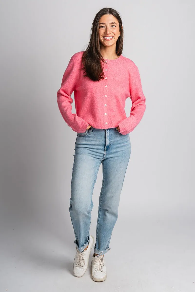 Z Supply Medina cardigan disco pink