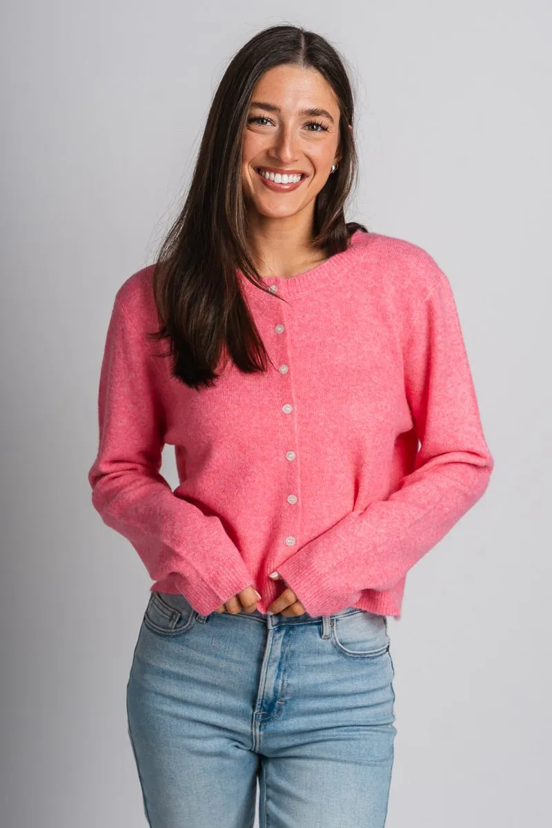 Z Supply Medina cardigan disco pink