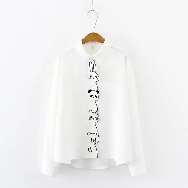 'Zoe' Classic White Shirt