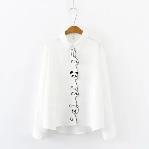'Zoe' Classic White Shirt